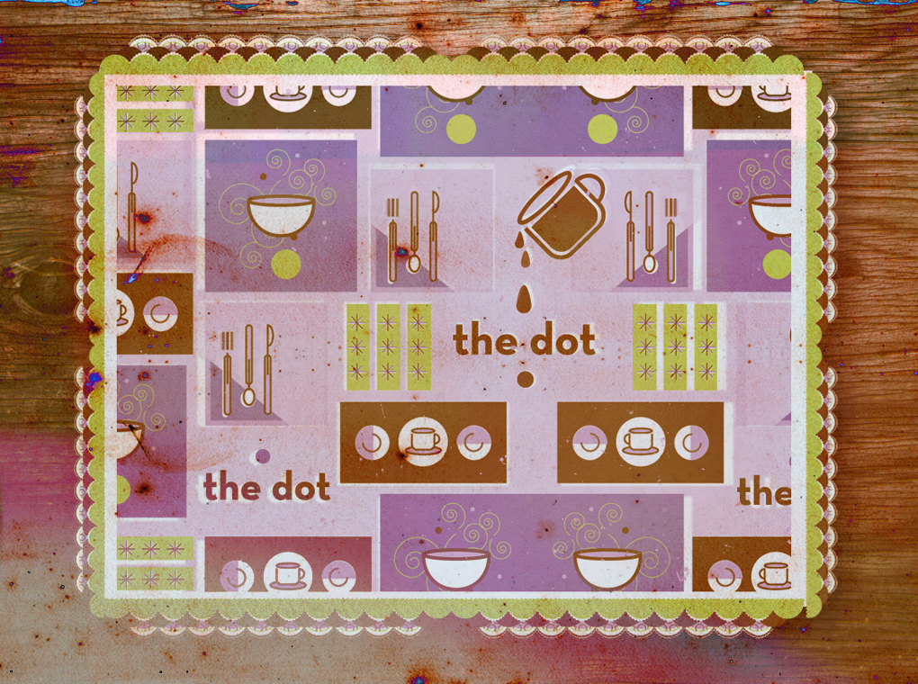 the dot cafe Food  menu Website