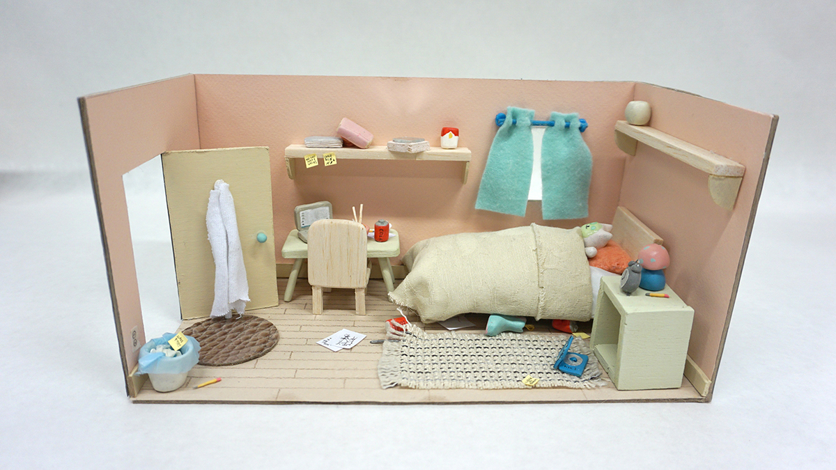 Miniature Diorama rooms house Tiny melissa ferreira wintersession