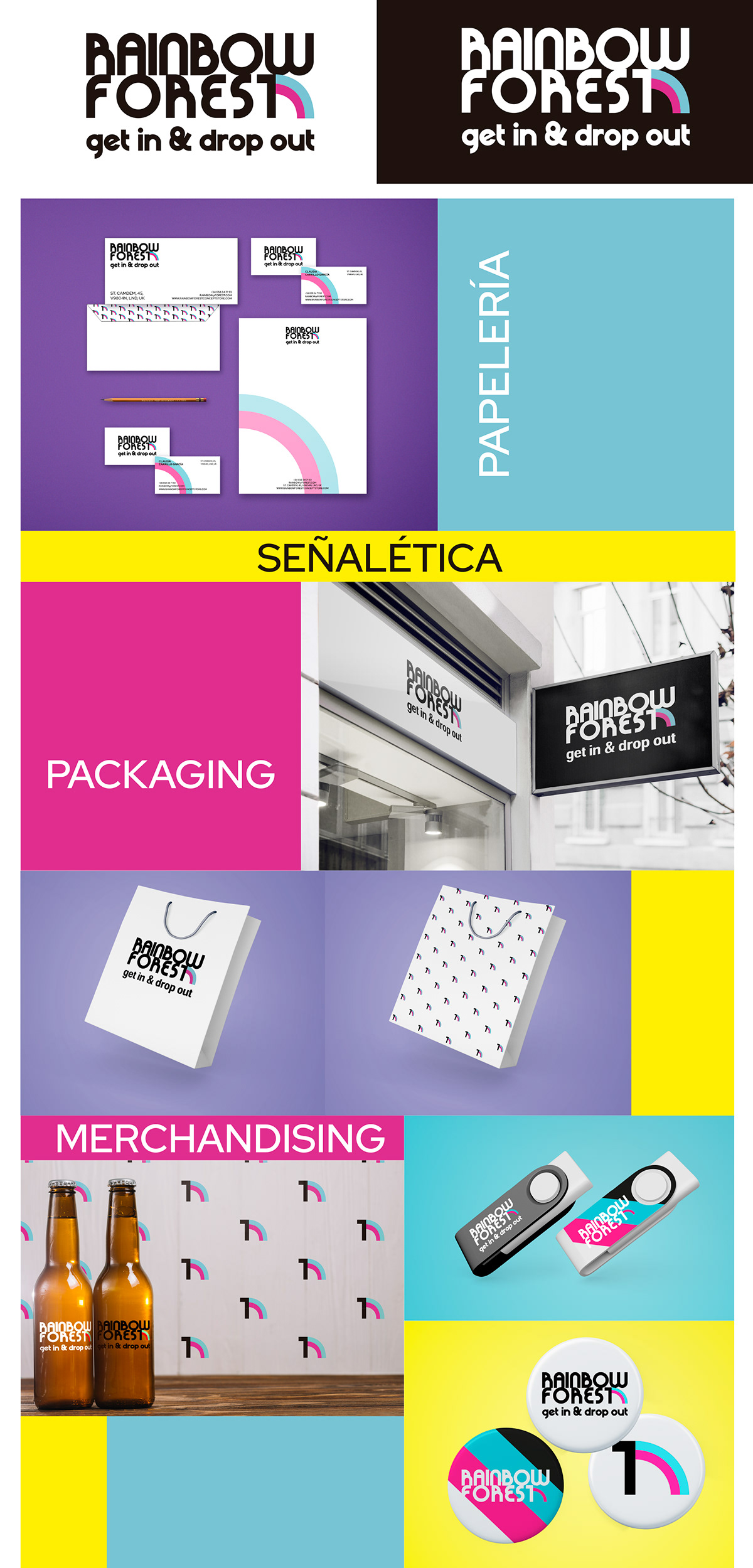 Brandboard branding  Concept store conceptualización diseño gráfico Evento invitación marca psicodelia