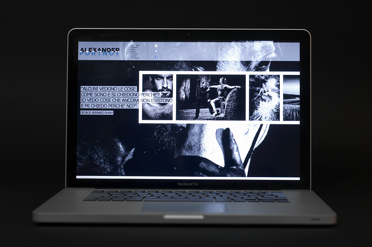 web site design photo HTML fullscreen