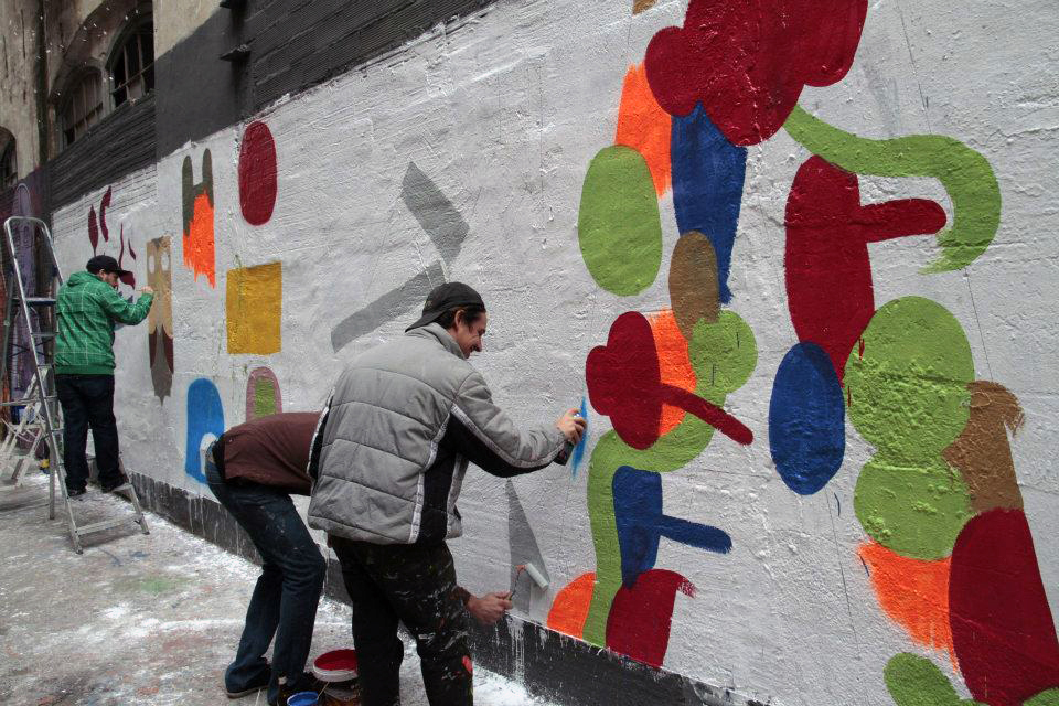 The scottish wall arte urbano urban art Pinzat Mural La Escocesa streetart