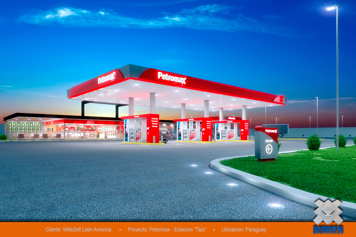 Gas Station on Behance
