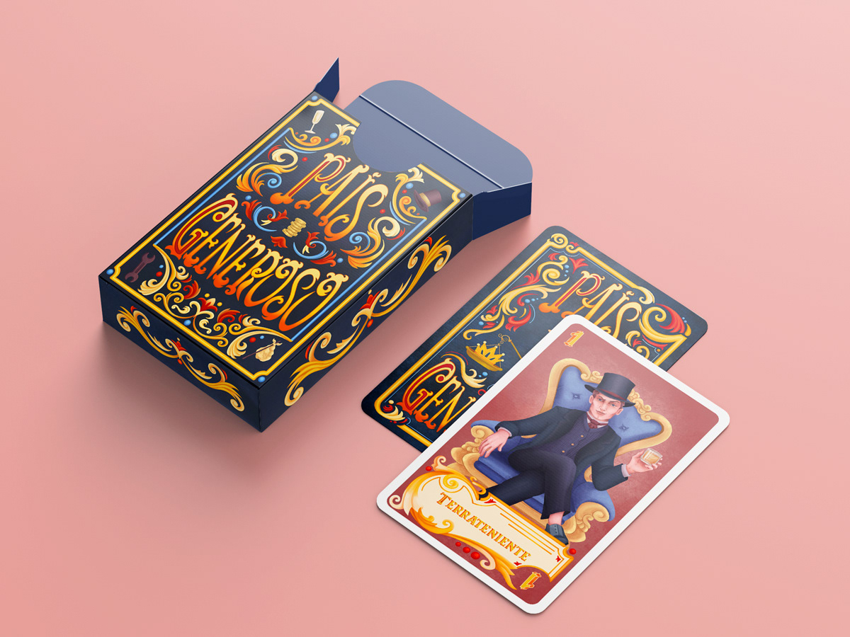 card games Playing Cards game digital illustration deck of cards card design argentina