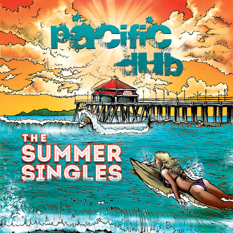 beach Huntington Beach pacific pacific dub album art California Cali itunes reggae reggae rock beach rock summer singles Single cover summer