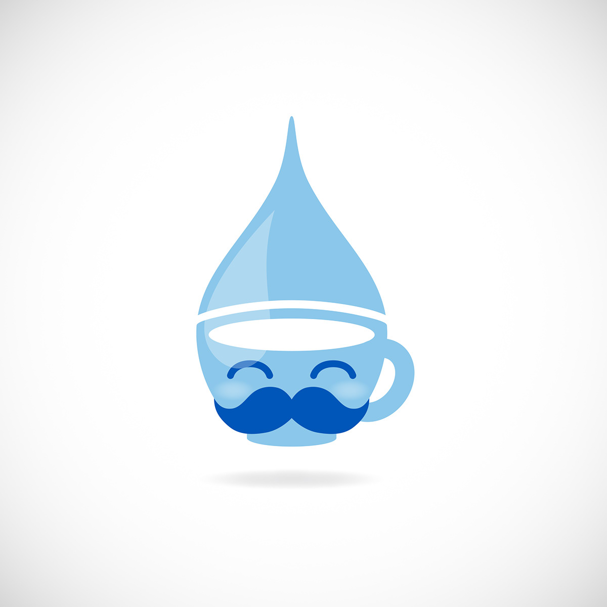 water Coffee mustache waterdrop bubble letters Character anime identity beverages