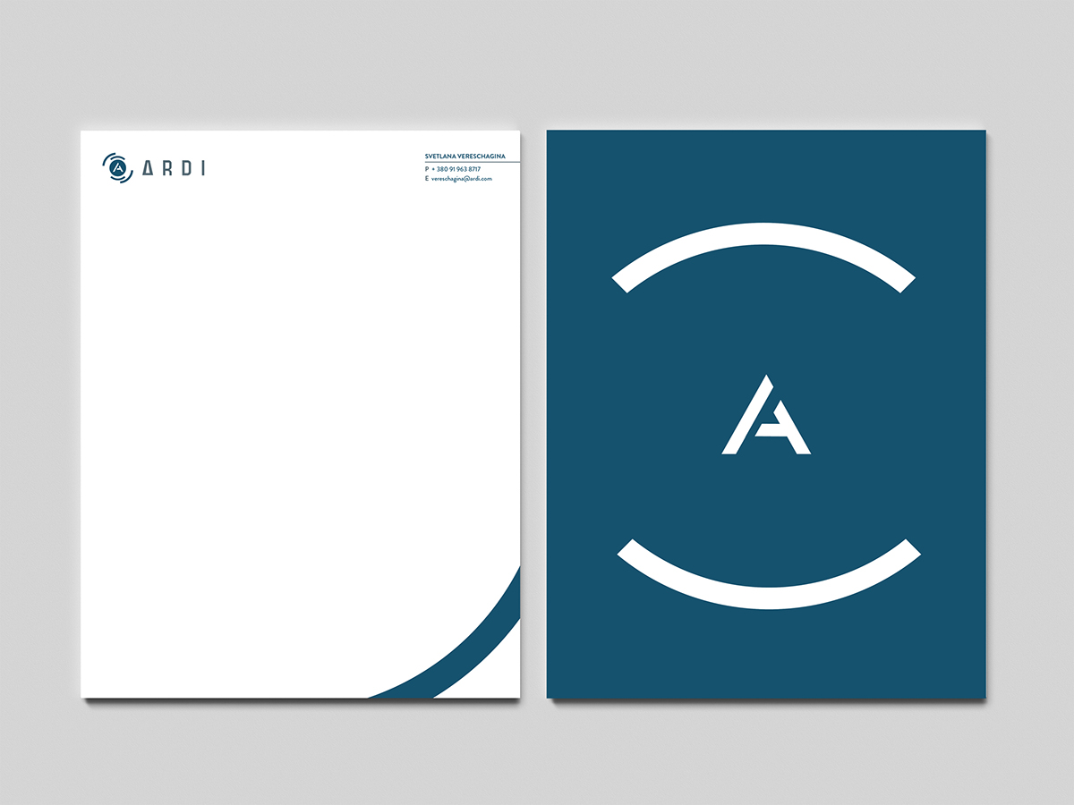 visual identity system tech Consulting design strategy package daniyil onufrishyn triangle type corporate corp