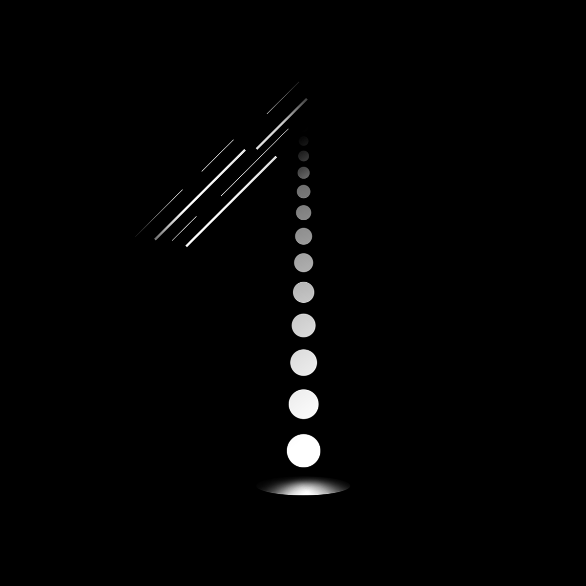 type numbers letters geometry shapes stripes 36days alphabet font White black experimental 36daysoftype