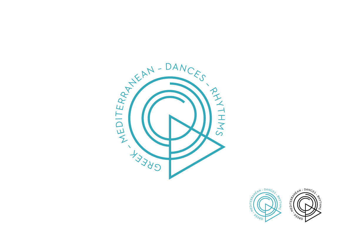 logo DANCE   greek mediterranean identity rythms academy
