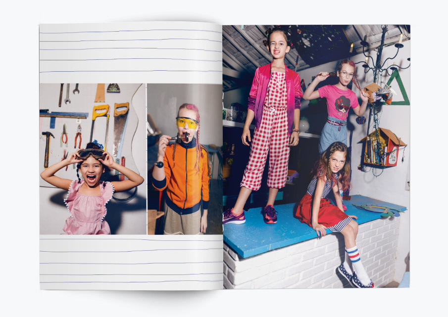 moda kids criança infantil 90's revista editorial são paulo Brasil Brazil mag magazine conceito Fotografia diagramação