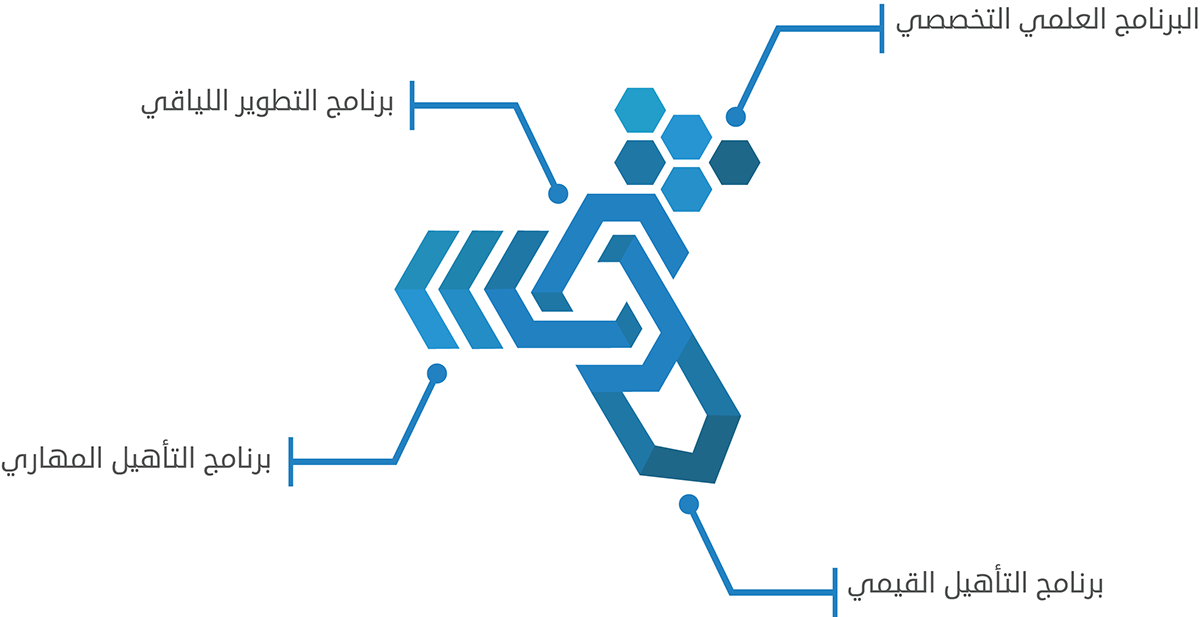 Logo Design Brand Guideline volunteer blue graphic design  ILLUSTRATION  Geometric Shapes