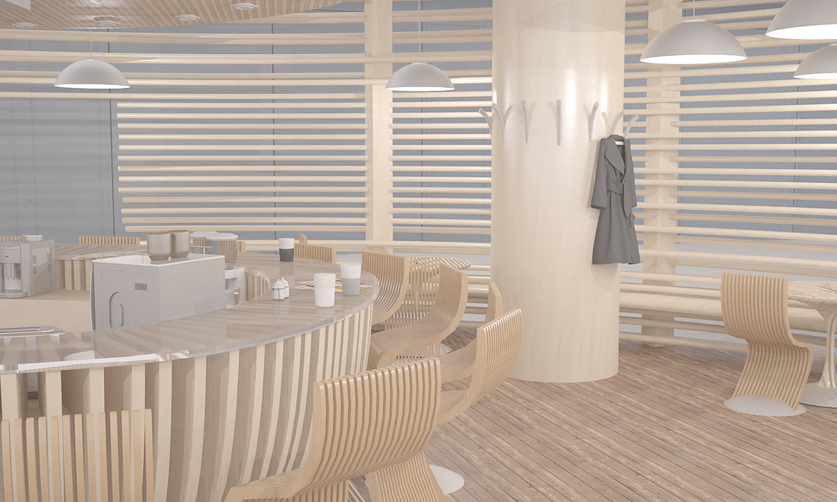 design Interior cafe restorant wood Coffee Space  place