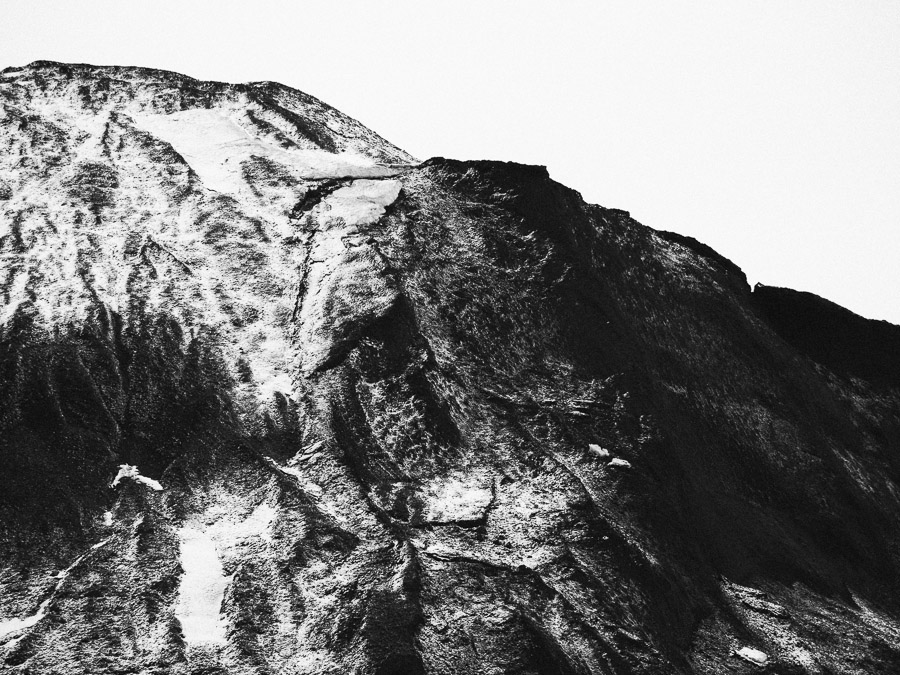 mountain snow coal minimal Minimalism black and white b&w