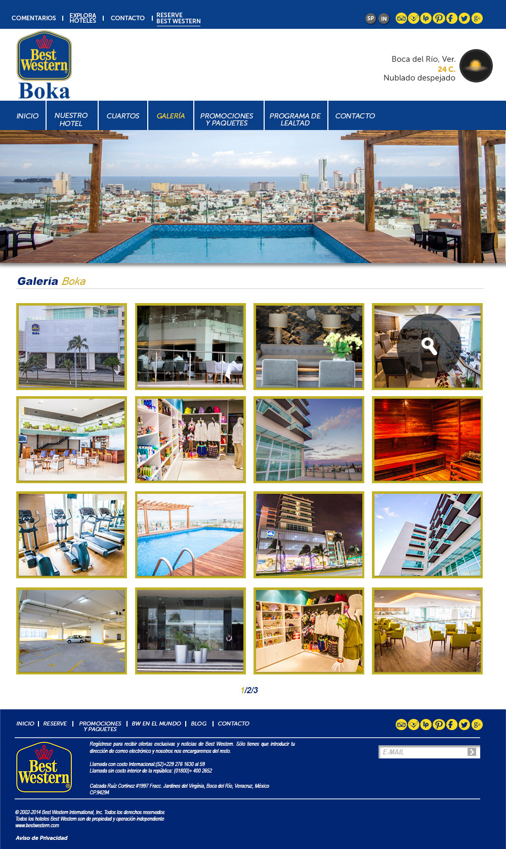 Web design photo mexico veracruz hotel wacom photoshop vector