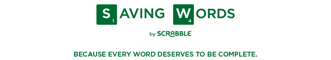 Scrabble mattel saving words lola madrid