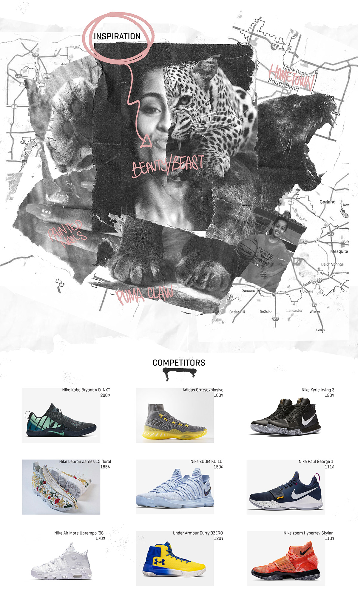 puma footwear design Sneaker Design Pensole basketball NBA footwear Nike adidas sneakers