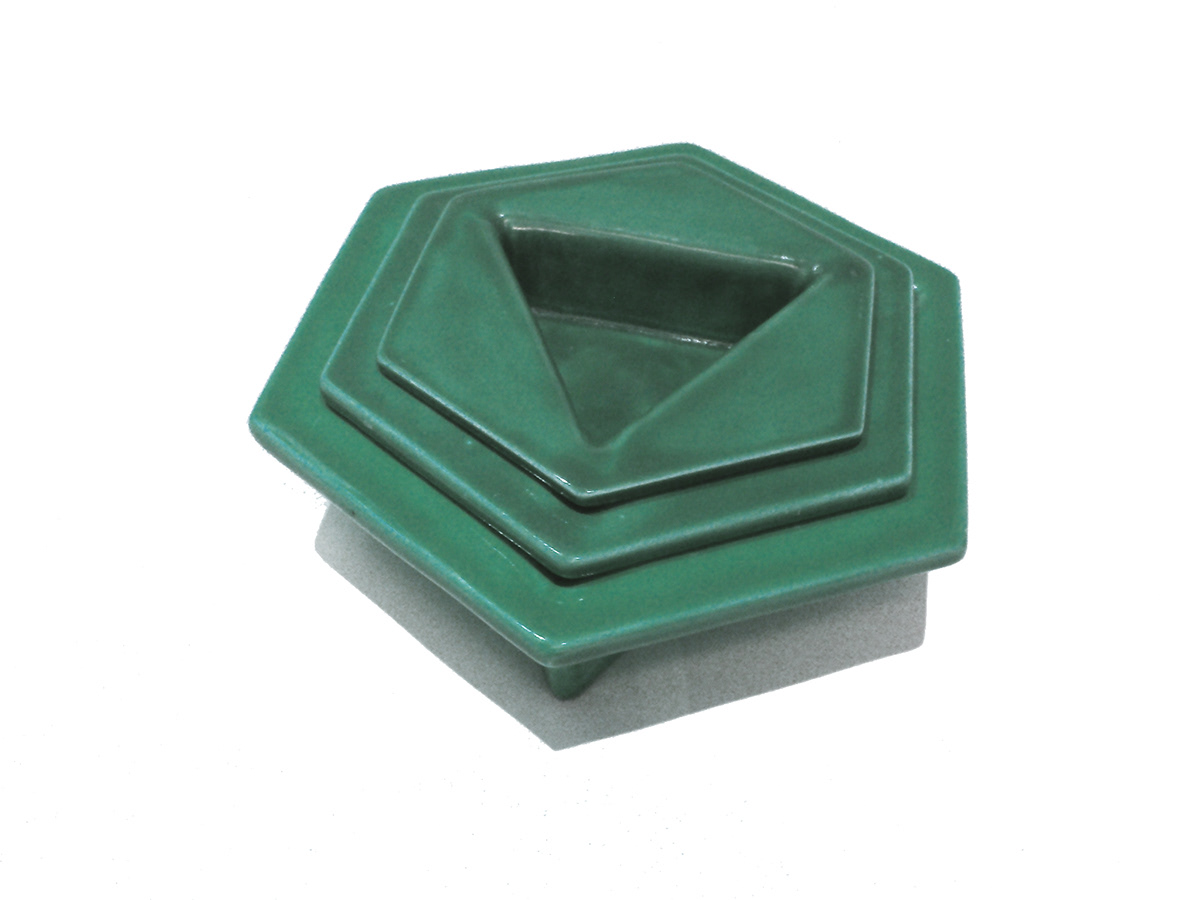 ceramic snack bowl origami 
