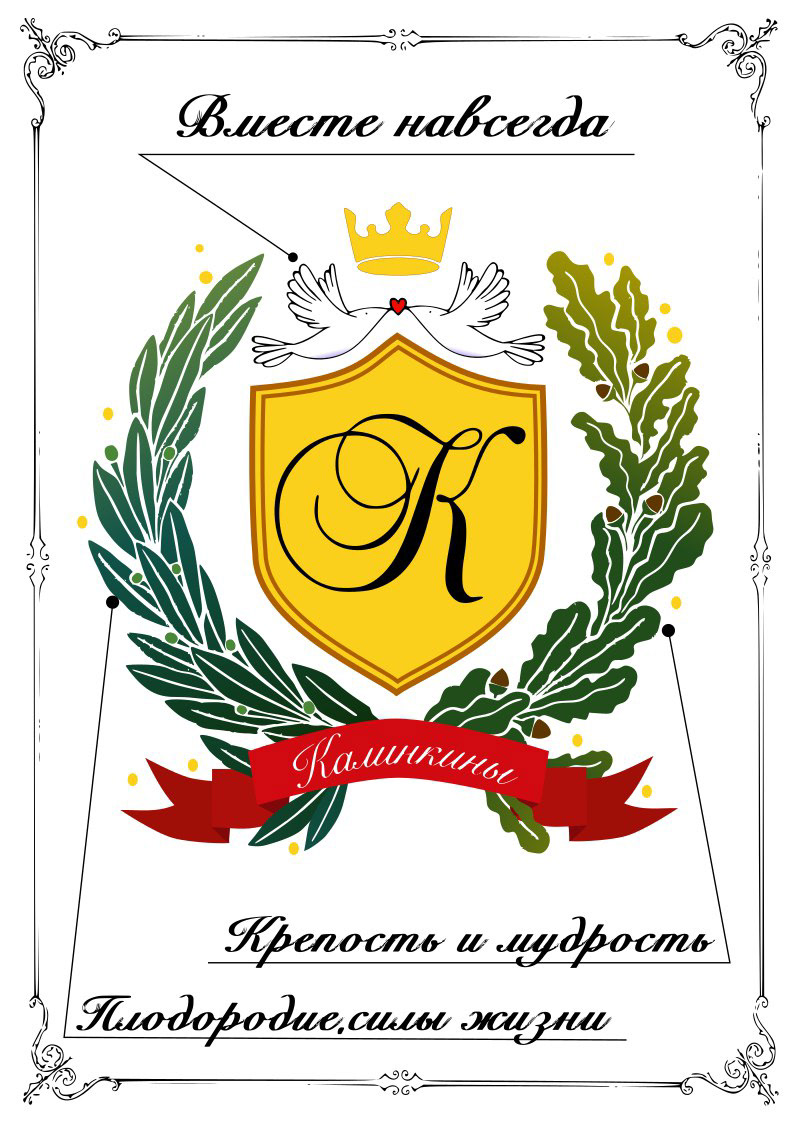 графический дизайн герб родословная Фамильный герб