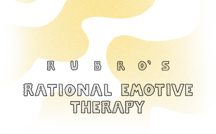 vinyl LP double LP bipolar Rational Emotive rubro therapy gore yellow
