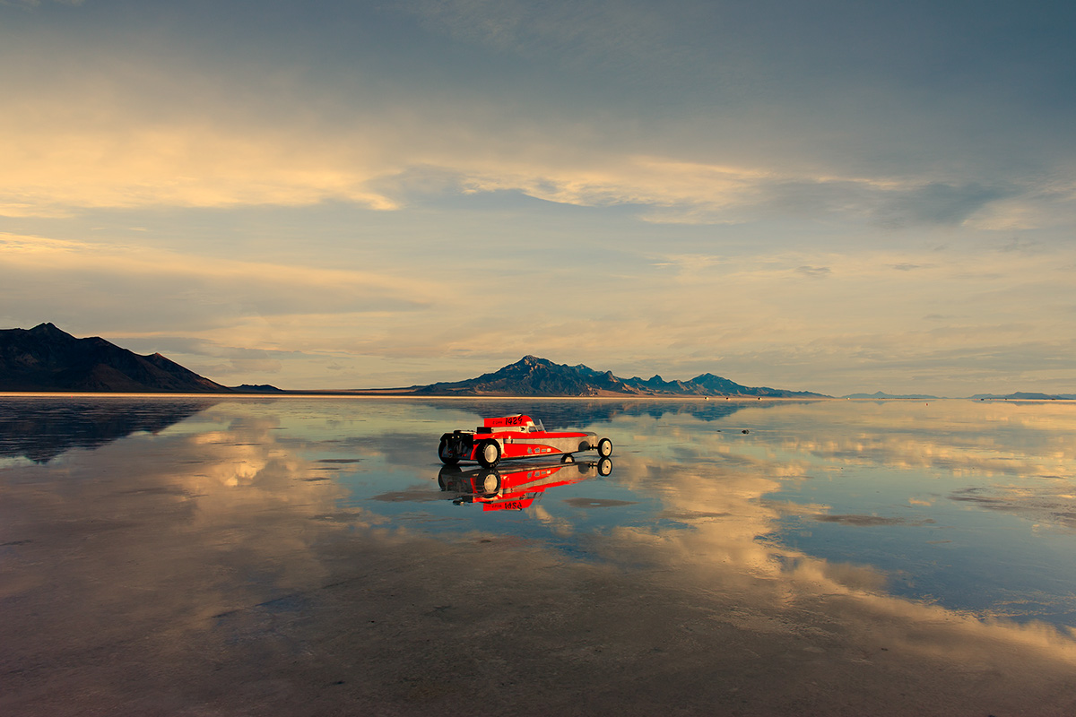 automotive   Racing bonneville salt flats