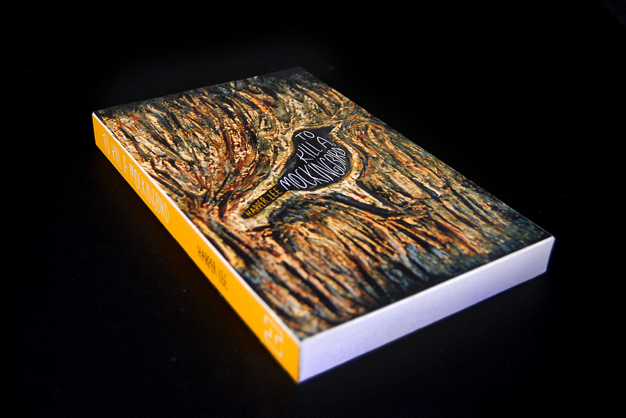 To Kill a mockingbird kill a mockingbird harper lee Classic novel book design book jacket tree hole Tree  bird clay carving