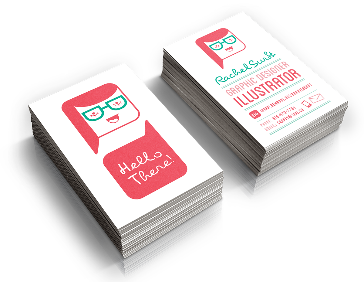 self Promotion logo design Character business card Resume portfolio