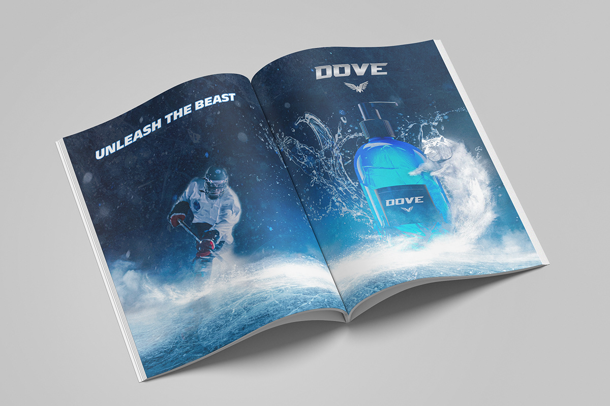 dove poster visual identity photoshop Graphic Designer Advertising  Logo Design