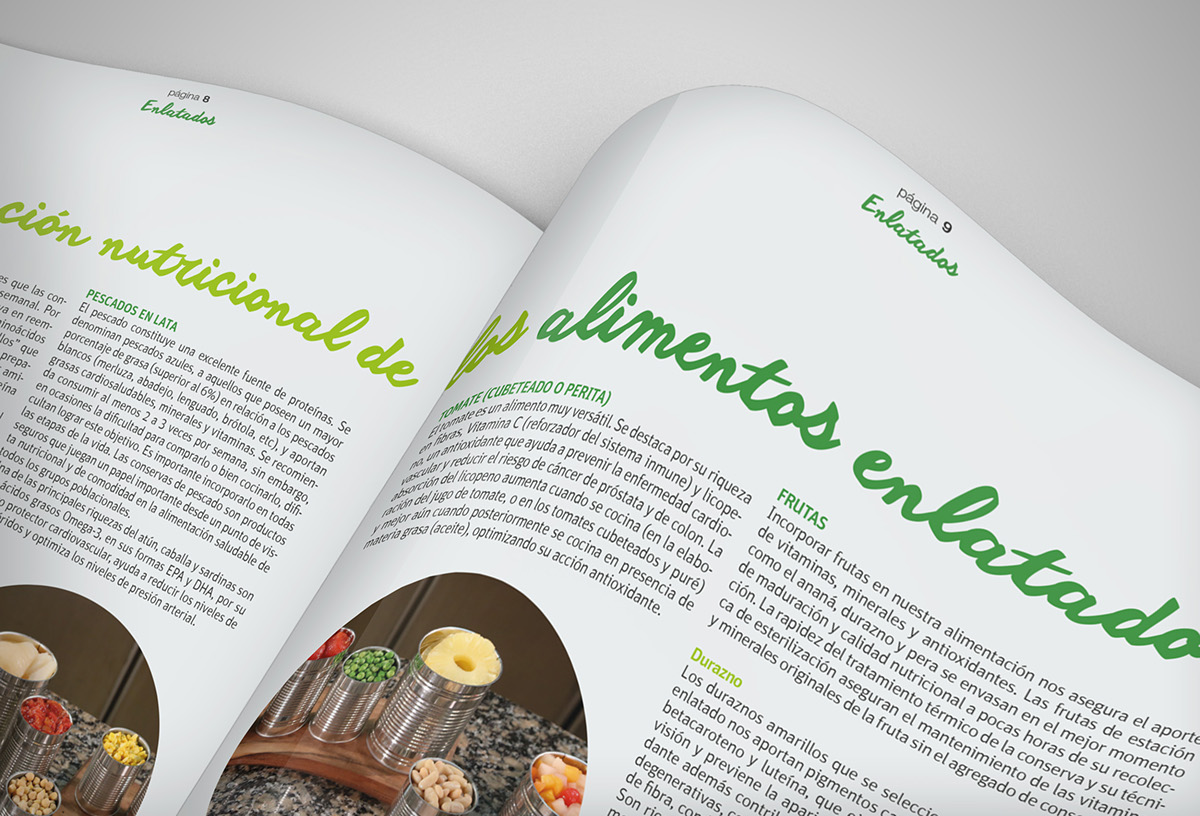 Diseño editorial revista magazine Revista Enlatados enlatados Gabriel Tomas