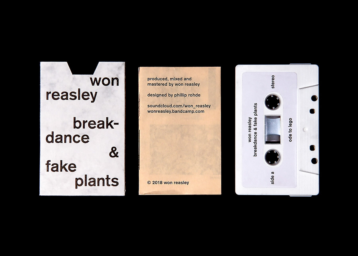 music tape print Riso risograph rough graphic house techno cassette