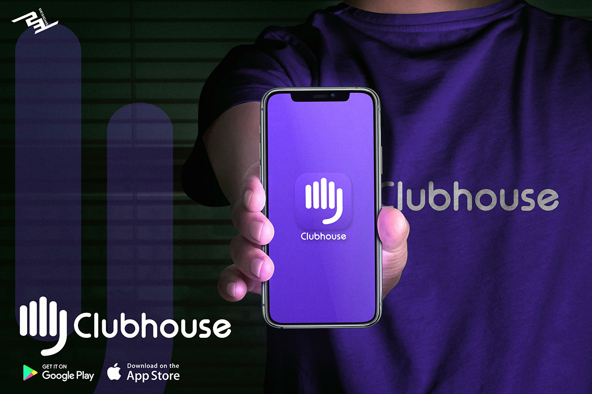 App logo branding  Clubhouse Clubhouse app concept logo Logo Design logo designer Mobile app rebranding social media