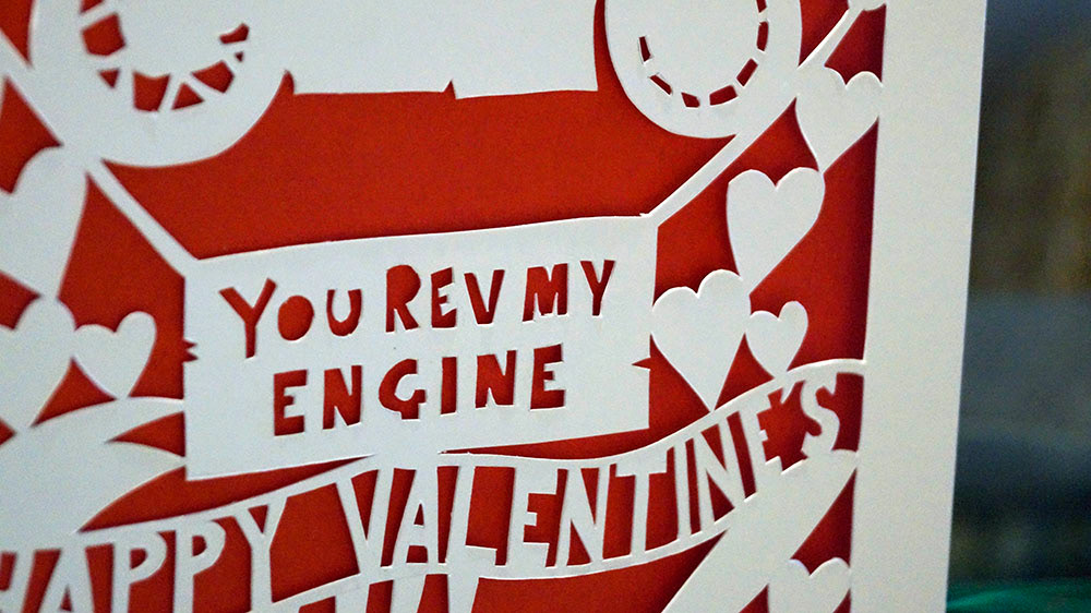 paper cut graphic design illustrationcraft personal card valentine idea book binding stitch SEW hand
