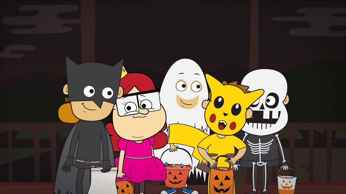 cartoon Animated Short Halloween people kids Holiday