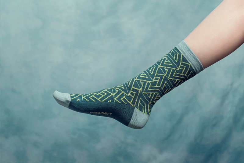 mosaert boldatwork wax textile Stromae polos socks Cardigan pull Isometric pattern african