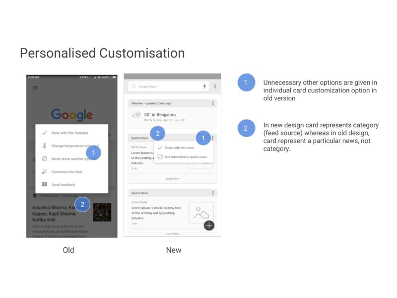 ux user experience best Design Soltuion India google redesigned New Version portfolio