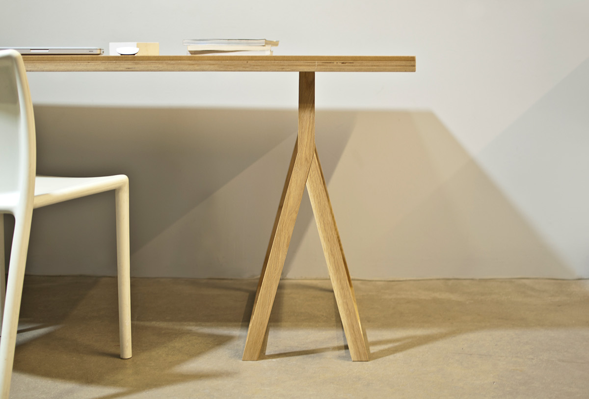 table stands  furniture Warm North architect
