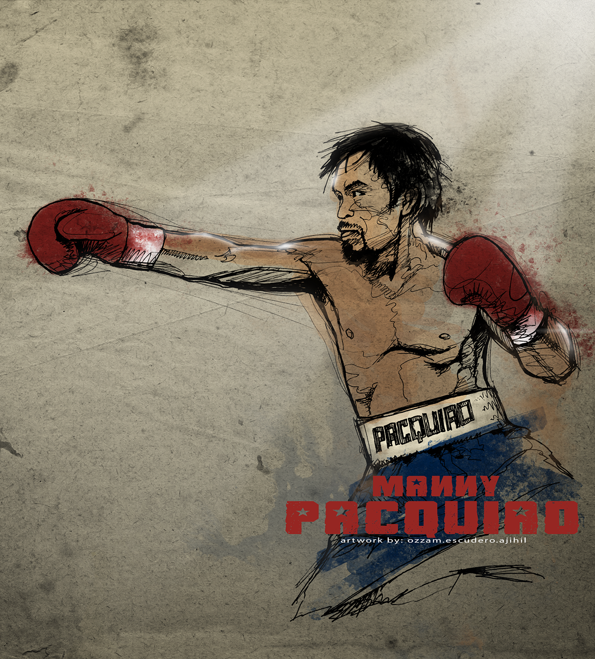 pacquiao Mayweather pacquiao vs mayweather Boxing Pound for pound TMT Pacman fight of the Century MGM Grand poster sketch