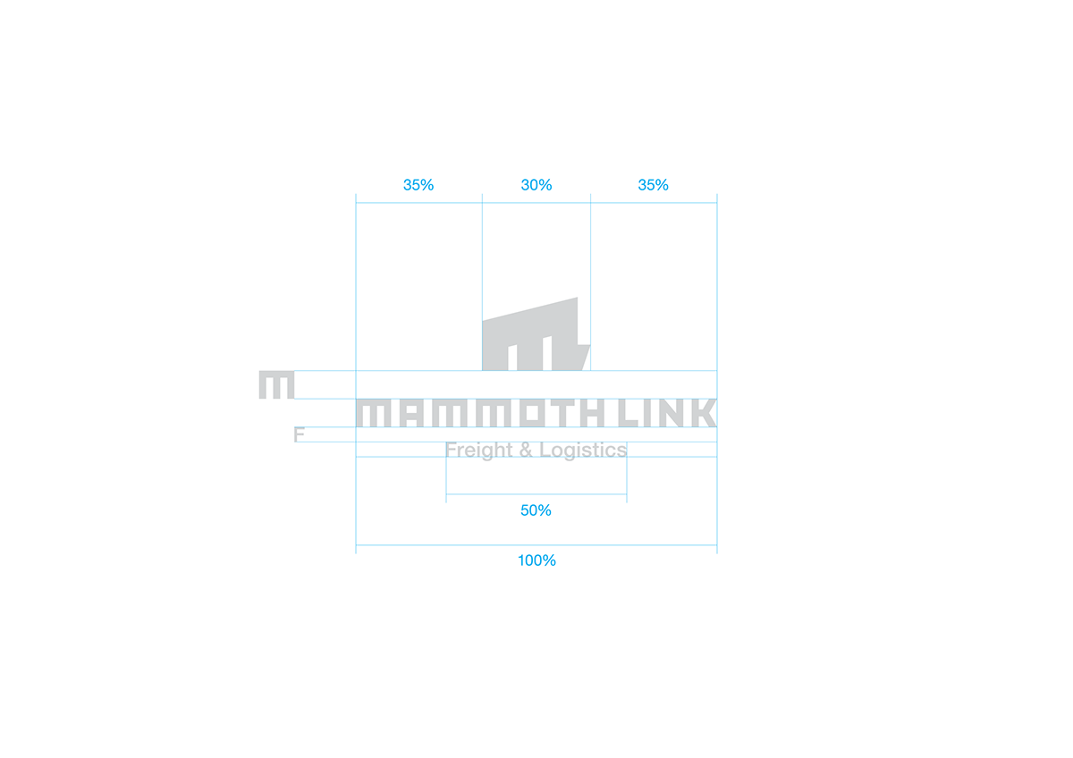 brand guide brandbook branding  Corporate Identity identity Logistics logo logo guide mammoth mongolian