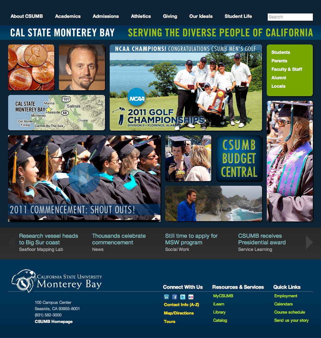 CSUMB Web redesign