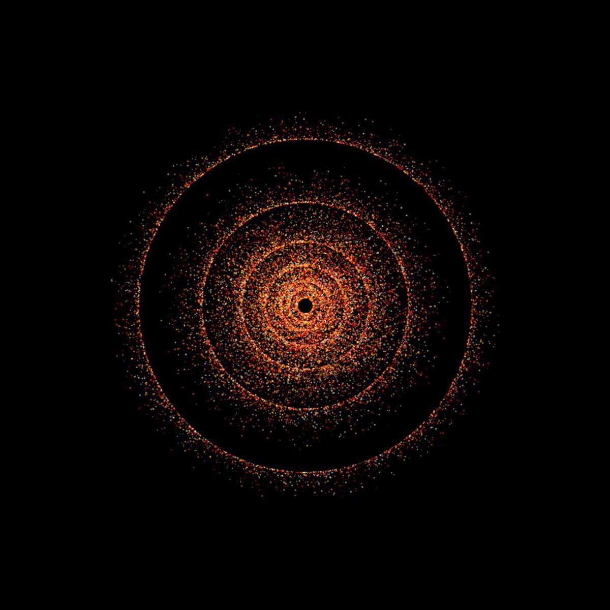 generative art Computer Art algorithm processing language processing parametric design code visualisation loop Discrete colors psychedelic