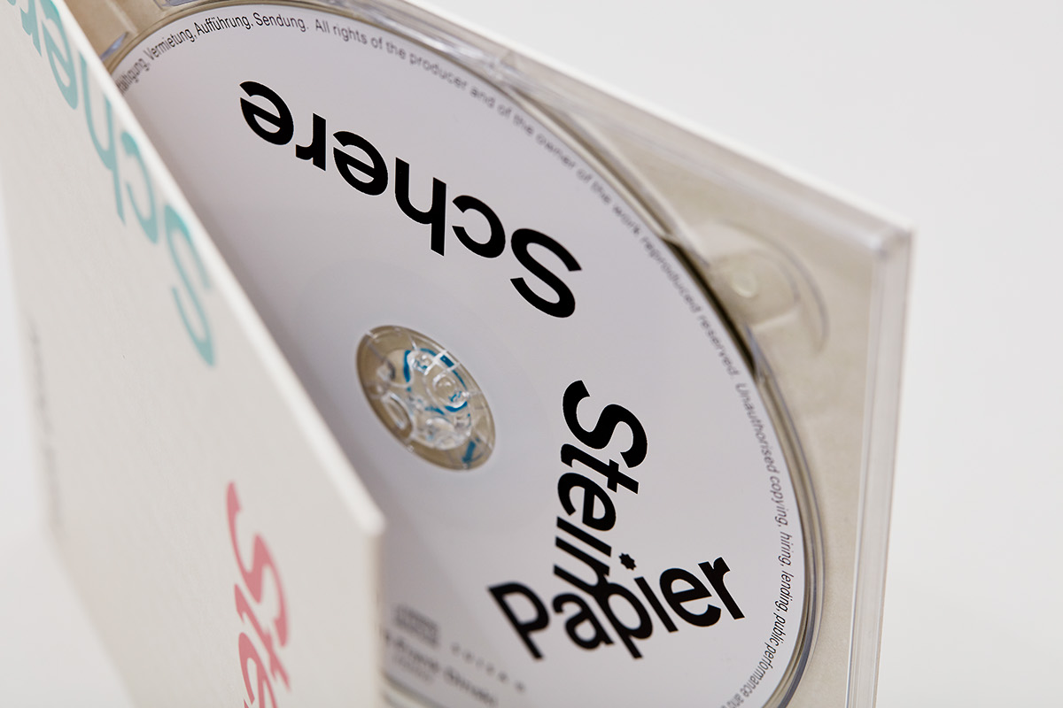 CD cover typografie Sprechgesang