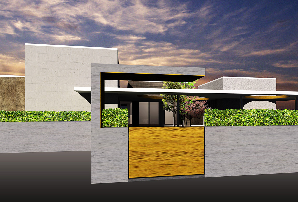 Villa house 3D Modelling Render