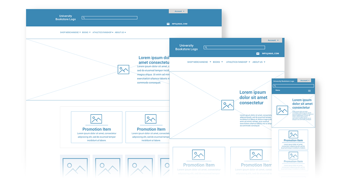 Responsive UI/UX Web Design  sketch
