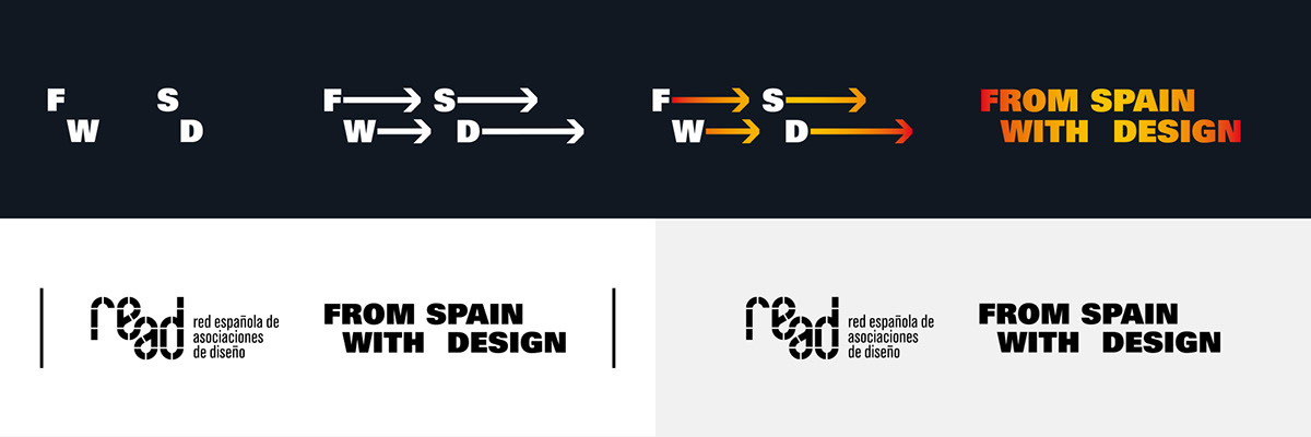 Exhibition brand logo online interactive poster cultural spanish spain