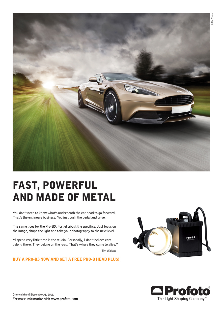 car photography car aston martin profoto Advertising Campaign tim wallace creative