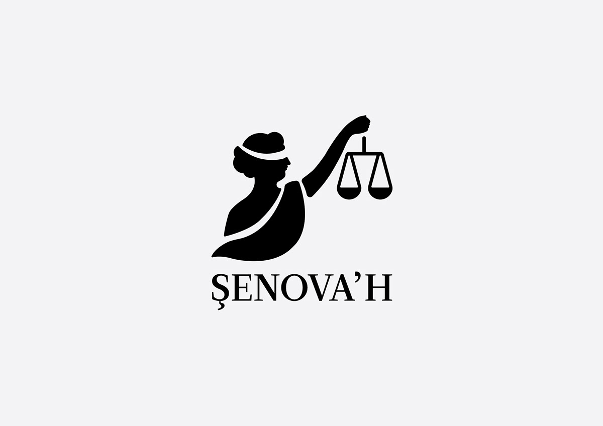 law hukuk avukat lawyer Justice adalet kör adalet Blind Justice logo kurumsal kimlik macidedamlaesen mdamlaesen şenova'h firm sign
