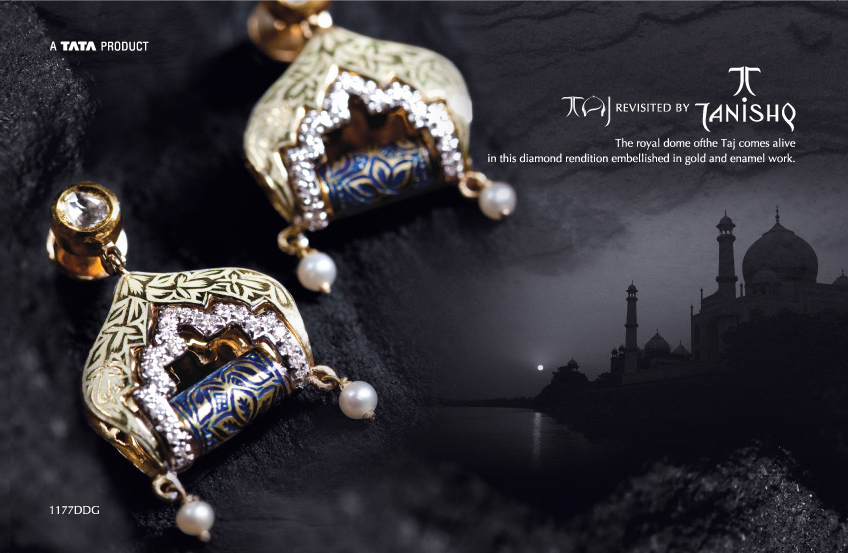 Taj Mahal Tanishq Jewellery black & white Satyaki Ghosh