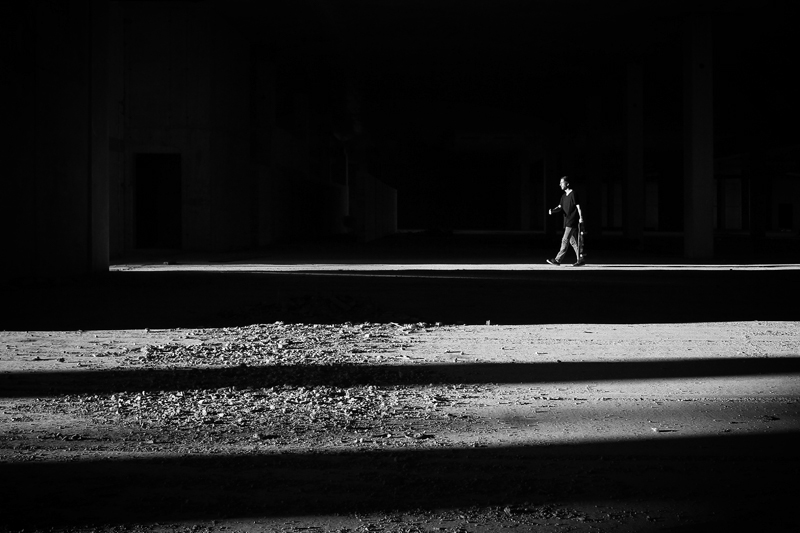 monochrome skateboarding black and white rob dragan lines contrast Leica analog hypebeast story