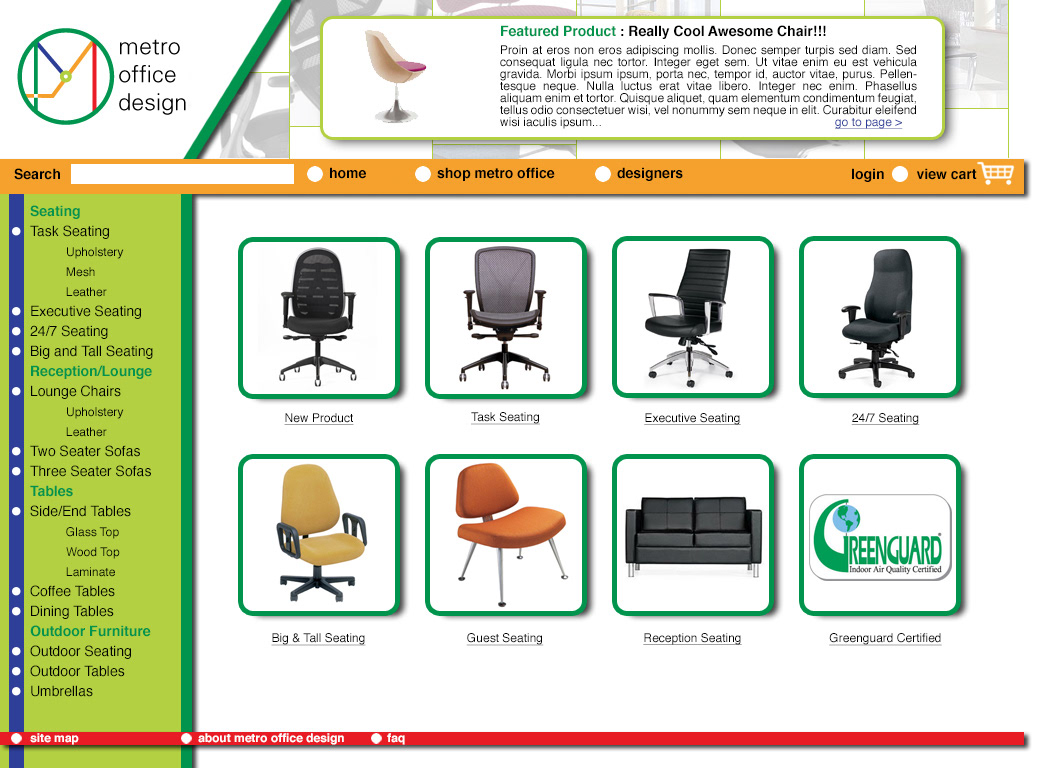 images Web Images digital brand metro contemporary chair product Ecommerce Retail graphics