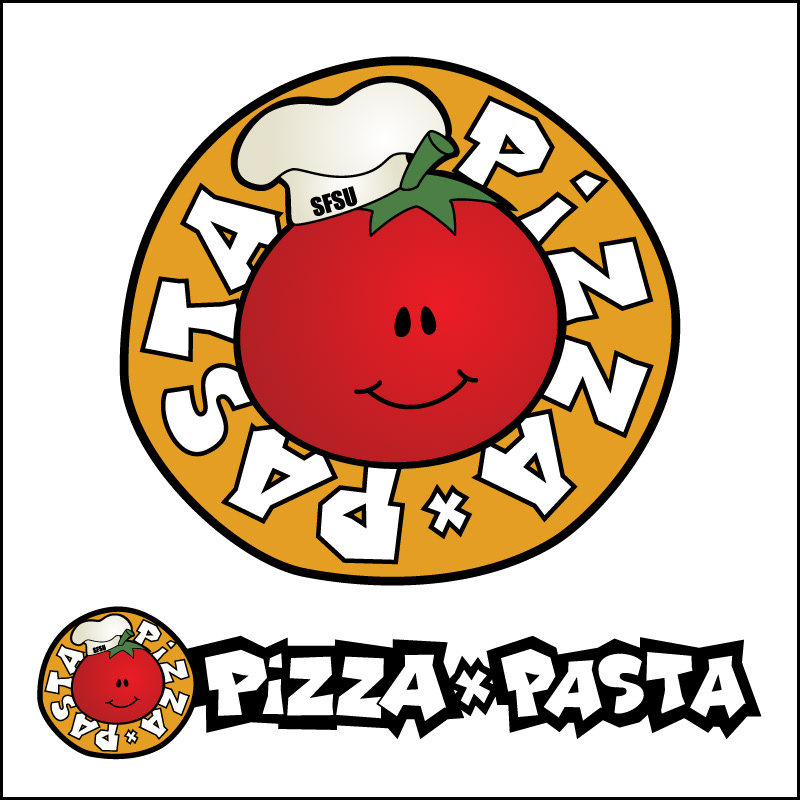 healthyu logo sfsu sfsu bookstore Bookstore san francisco identity Pizza Pasta healthy Computer Repair service Illustrator vector
