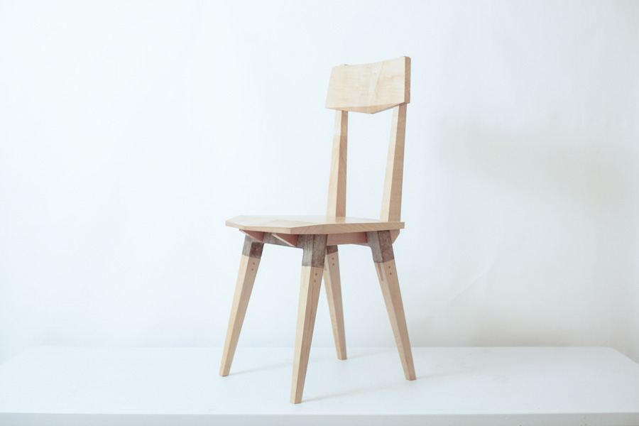furniture chair design concrete sycamore handmade english england