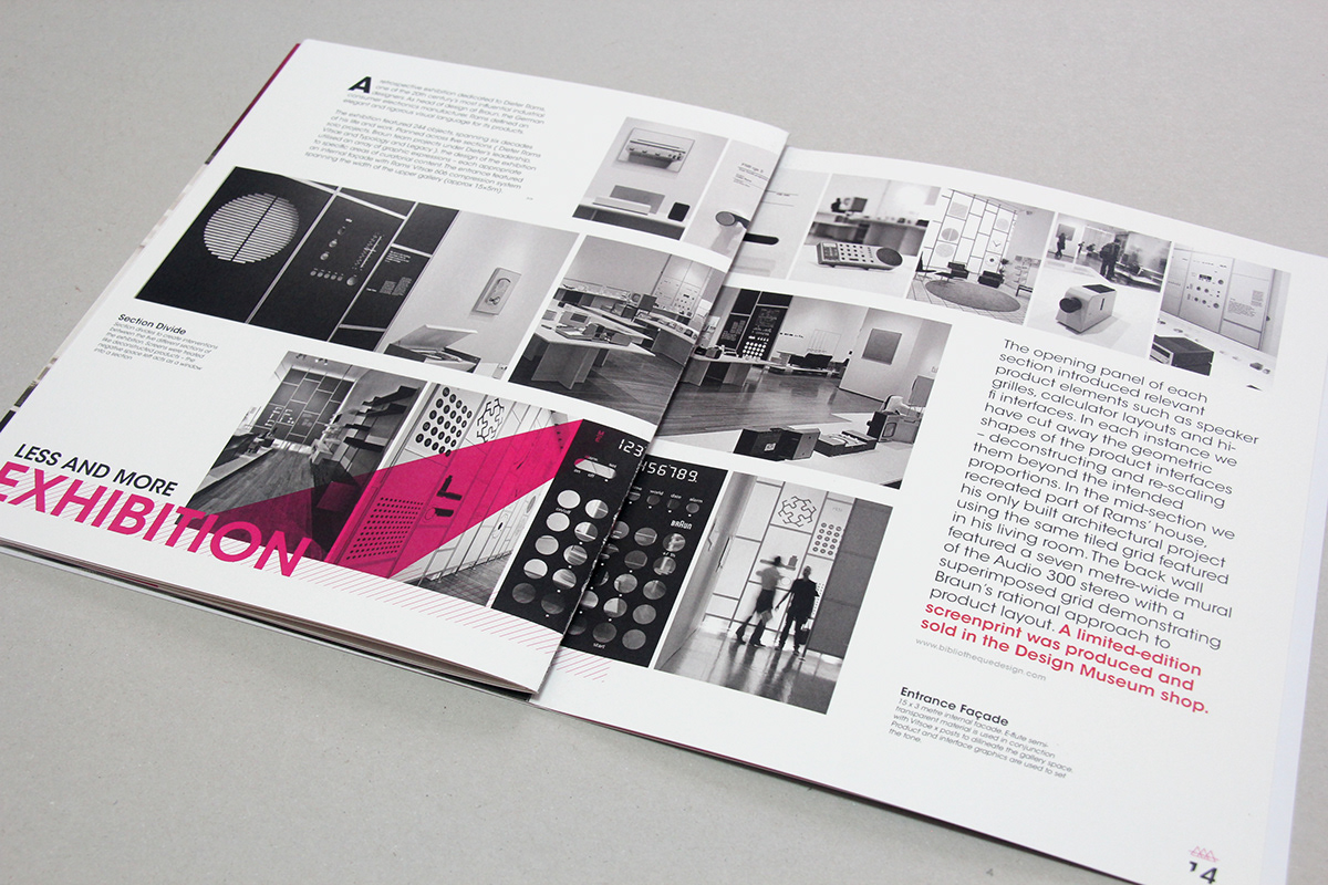 slice magazine braun Dieter Ram Layout grids column furniture products publication